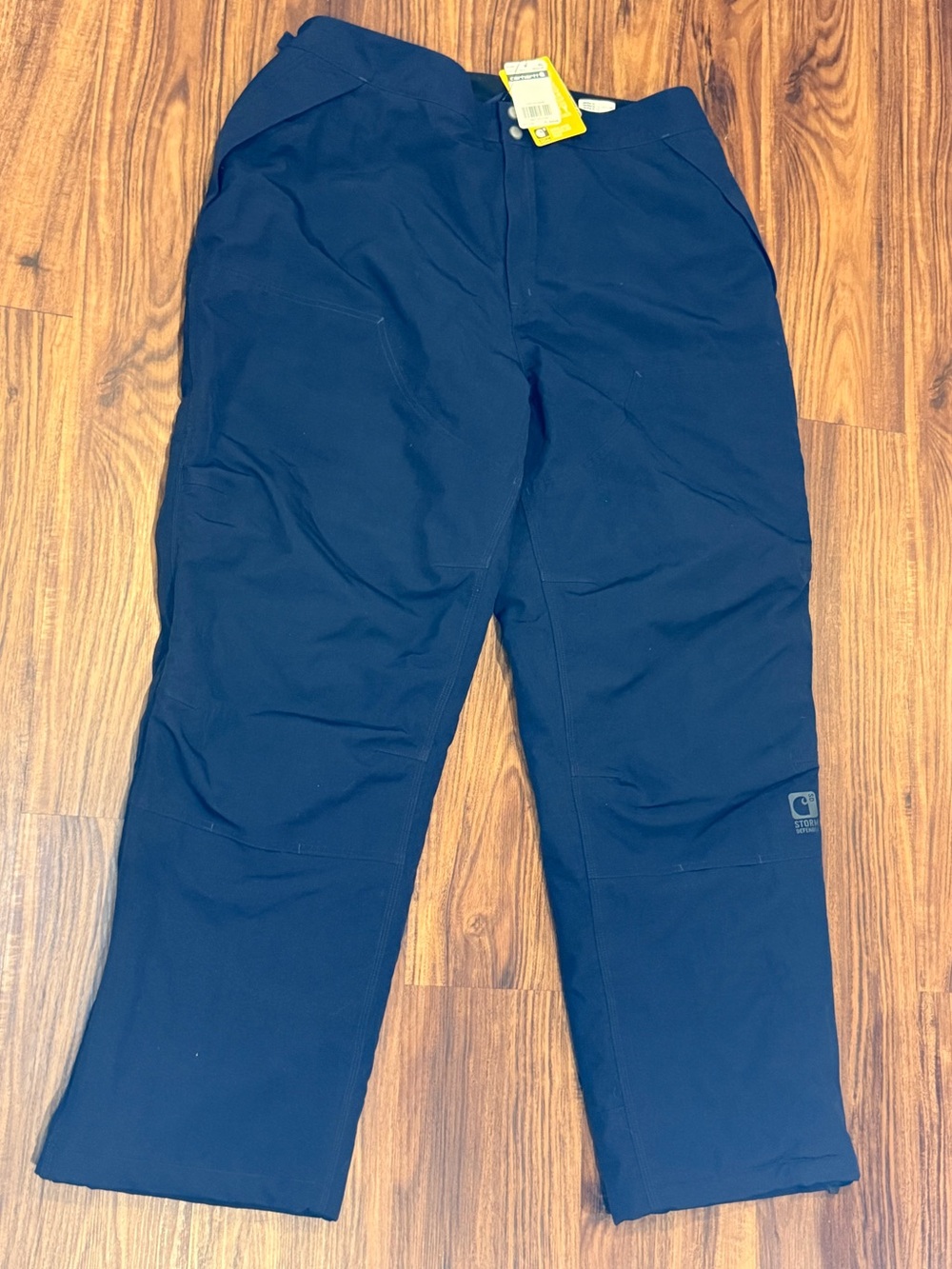 NWT Carhartt Mens Insulated Shoreline Storm Defender Pants XL 103710 Navy